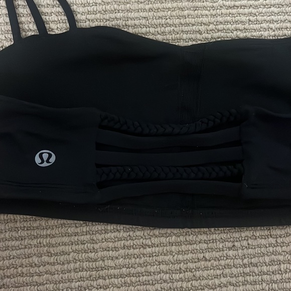 Lululemon black adjustable sports bra - Picture 3 of 3